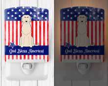 Load image into Gallery viewer, Patriotic USA Irish Wolfhound Ceramic Night Light BB3060CNL