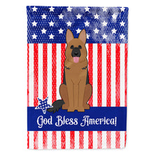 Load image into Gallery viewer, Patriotic USA German Shepherd Flag Canvas House Size BB3062CHF