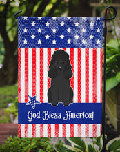 Load image into Gallery viewer, Patriotic USA Poodle Black Garden Flag - Outdoor Decorative Yard Flag