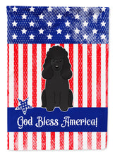Load image into Gallery viewer, Patriotic USA Poodle Black Garden Flag - Outdoor Decorative Yard Flag