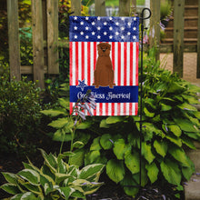 Load image into Gallery viewer, Patriotic USA Dogue de Bourdeaux Garden Flag - Outdoor Decorative Yard Flag