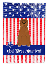 Load image into Gallery viewer, Patriotic USA Dogue de Bourdeaux Garden Flag - Outdoor Decorative Yard Flag