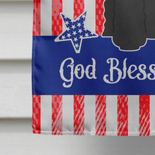 Load image into Gallery viewer, Patriotic USA Bouvier des Flandres Flag Canvas House Size BB3069CHF