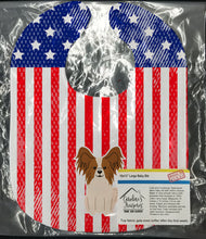 Load image into Gallery viewer, Patriotic USA Papillon Red White Baby Bib BB3073BIB