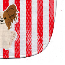 Load image into Gallery viewer, Patriotic USA Papillon Red White Baby Bib BB3073BIB