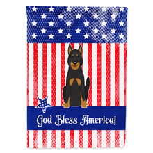Load image into Gallery viewer, Patriotic USA Beauce Shepherd Dog Flag Canvas House Size