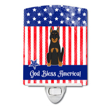 Load image into Gallery viewer, Patriotic USA Beauce Shepherd Dog Ceramic Night Light BB3075CNL