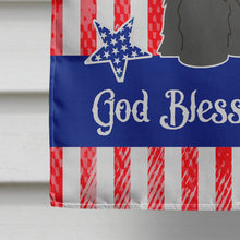 Load image into Gallery viewer, Patriotic USA Briard Black Flag Canvas House Size BB3076CHF
