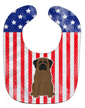 Load image into Gallery viewer, Patriotic USA Bullmastiff Baby Bib BB3079BIB