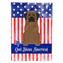 Load image into Gallery viewer, Patriotic USA Bullmastiff Flag Canvas House Size BB3079CHF