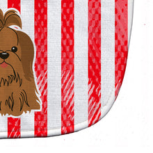 Load image into Gallery viewer, Patriotic USA Shih Tzu Silver Chocolate Baby Bib BB3081BIB