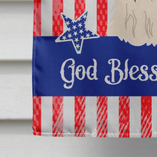 Load image into Gallery viewer, Patriotic USA Shih Tzu Black White Flag Canvas House Size