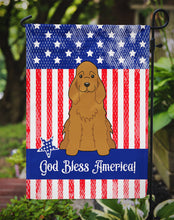 Load image into Gallery viewer, Patriotic USA Cocker Spaniel Red Garden Flag - Outdoor Decorative Yard Flag