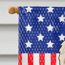 Load image into Gallery viewer, Patriotic USA Old English Sheepdog Flag Canvas House Size BB3091CHF