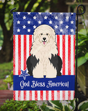 Load image into Gallery viewer, Patriotic USA Old English Sheepdog Garden Flag - Outdoor Decorative Yard Flag