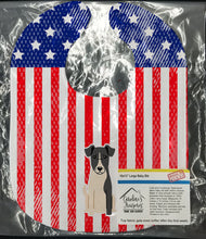 Load image into Gallery viewer, Patriotic USA Smooth Fox Terrier Baby Bib BB3093BIB