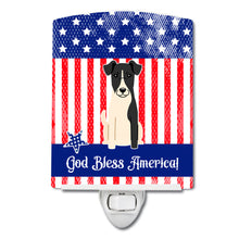 Load image into Gallery viewer, Patriotic USA Smooth Fox Terrier Ceramic Night Light BB3093CNL