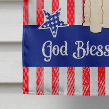 Load image into Gallery viewer, Patriotic USA Wire Fox Terrier Flag Canvas House Size BB3096CHF