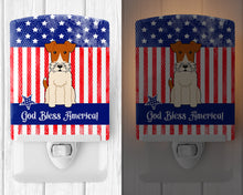 Load image into Gallery viewer, Patriotic USA Wire Fox Terrier Ceramic Night Light BB3096CNL