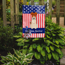 Load image into Gallery viewer, Patriotic USA Wire Fox Terrier Garden Flag - Outdoor Decorative Yard Flag BB3096GF