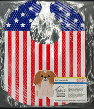 Load image into Gallery viewer, Patriotic USA Pekingnese Red White Baby Bib BB3098BIB