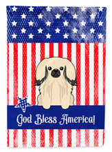 Load image into Gallery viewer, Patriotic USA Pekingnese Cream Garden Flag - Outdoor Decorative Yard Flag