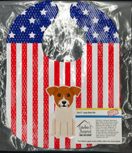 Load image into Gallery viewer, Patriotic USA Jack Russell Terrier Baby Bib BB3103BIB