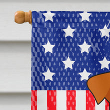 Load image into Gallery viewer, Patriotic USA Jack Russell Terrier Flag Canvas House Size BB3103CHF