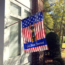 Load image into Gallery viewer, Patriotic USA English Toy Terrier Flag Canvas House Size BB3104CHF