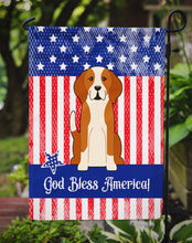 Load image into Gallery viewer, Patriotic USA English Foxhound Garden Flag - Outdoor Decorative Yard Flag