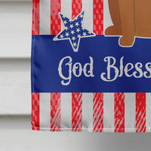 Load image into Gallery viewer, Patriotic USA Chinese Chongqing Dog Flag Canvas House Size BB3106CHF