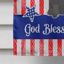 Load image into Gallery viewer, Patriotic USA Chinese Crested Black Flag Canvas House Size BB3107CHF