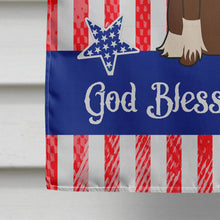 Load image into Gallery viewer, Patriotic USA Chinese Crested Cream Flag Canvas House Size BB3108CHF