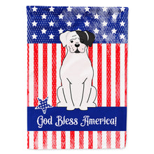 Load image into Gallery viewer, Patriotic USA White Boxer Cooper Flag Canvas House Size BB3109CHF