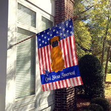 Load image into Gallery viewer, Patriotic USA Fawn Boxer Flag Canvas House Size BB3110CHF