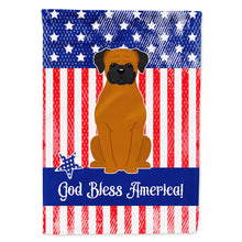 Load image into Gallery viewer, Patriotic USA Fawn Boxer Flag Canvas House Size BB3110CHF