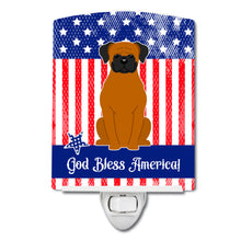 Load image into Gallery viewer, Patriotic USA Fawn Boxer Ceramic Night Light BB3110CNL