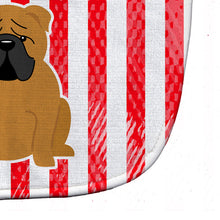 Load image into Gallery viewer, Patriotic USA English Bulldog Red Baby Bib BB3117BIB