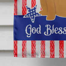 Load image into Gallery viewer, Patriotic USA English Bulldog Red Flag Canvas House Size BB3117CHF