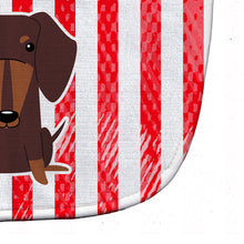 Load image into Gallery viewer, Patriotic USA Dachshund Chocolate Baby Bib BB3126BIB