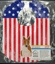 Load image into Gallery viewer, Patriotic USA Bull Terrier Red White Baby Bib BB3130BIB
