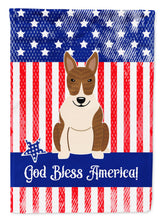 Load image into Gallery viewer, Patriotic USA Bull Terrier Brindle Garden Flag - Outdoor Decorative Yard Flag BB3132GF