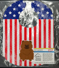 Load image into Gallery viewer, Patriotic USA Chow Chow Red Baby Bib BB3137BIB