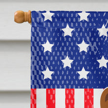 Load image into Gallery viewer, Patriotic USA Chow Chow Red Flag Canvas House Size BB3137CHF