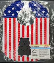 Load image into Gallery viewer, Patriotic USA Chow Chow Black Baby Bib BB3138BIB