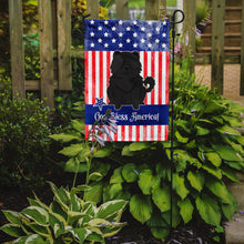 Load image into Gallery viewer, Patriotic USA Chow Chow Black Garden Flag - Outdoor Decorative Yard Flag BB3138GF