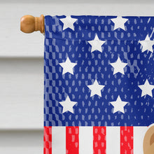 Load image into Gallery viewer, Patriotic USA Chow Chow Cream Flag Canvas House Size BB3139CHF