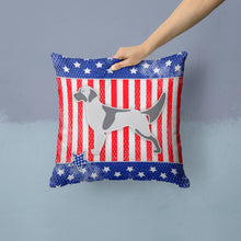 Load image into Gallery viewer, USA Patriotic English Setter Throw Pillow - 14x14 Decorative Pillow – Art for Your Home &amp; Patio BB3281PW1414