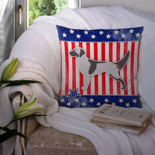 Load image into Gallery viewer, USA Patriotic English Setter Throw Pillow - 14x14 Decorative Pillow – Art for Your Home &amp; Patio BB3281PW1414