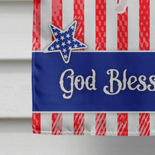 Load image into Gallery viewer, USA Patriotic Dalmatian Flag Canvas House Size BB3283CHF